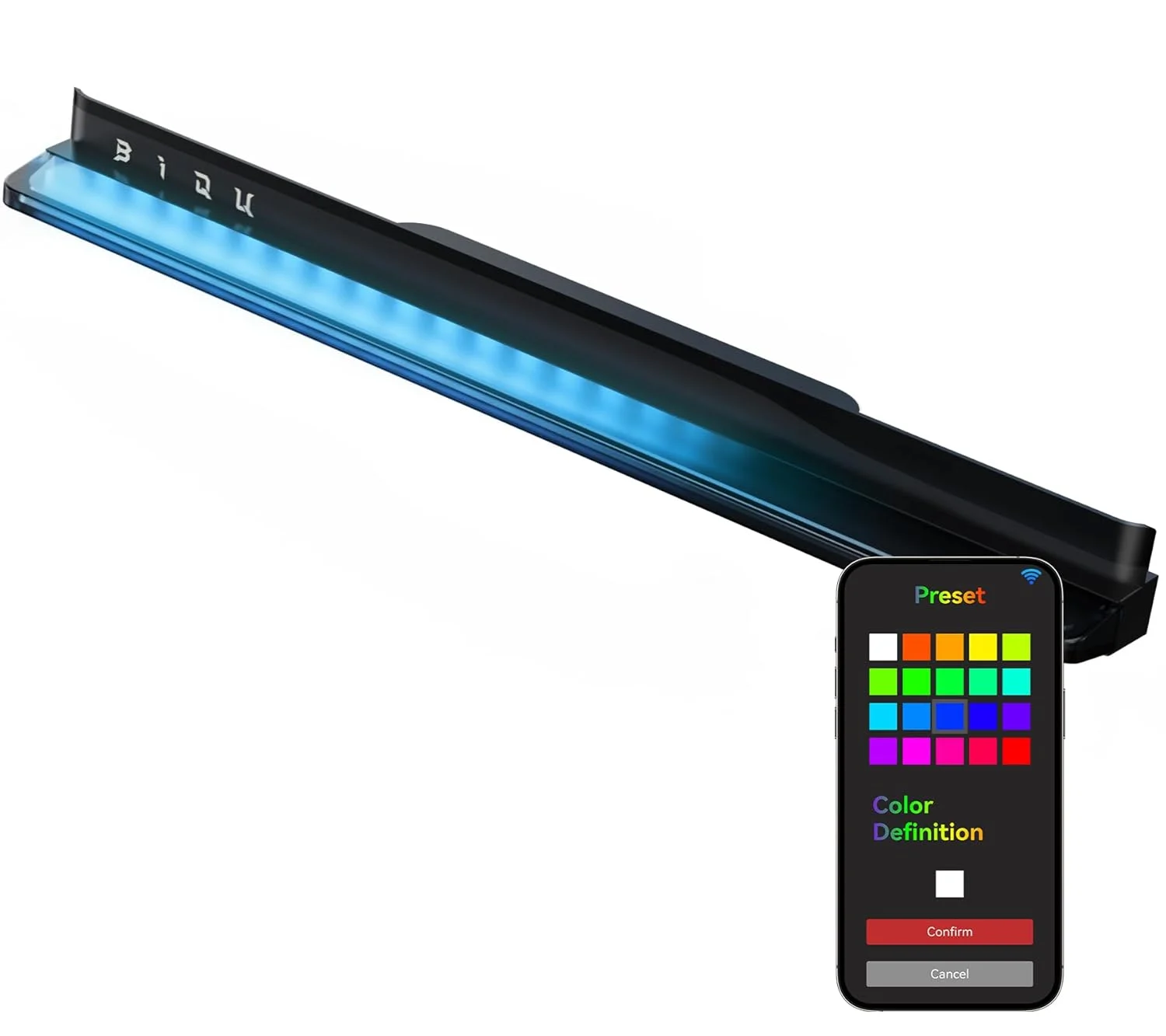 

BIQU Panda Status LED Light Bar Kit H2D-Style Lighting Rythm-Light Sync For Bambu Lab P1P P1S X1C X1E A1 VS Panda Lux