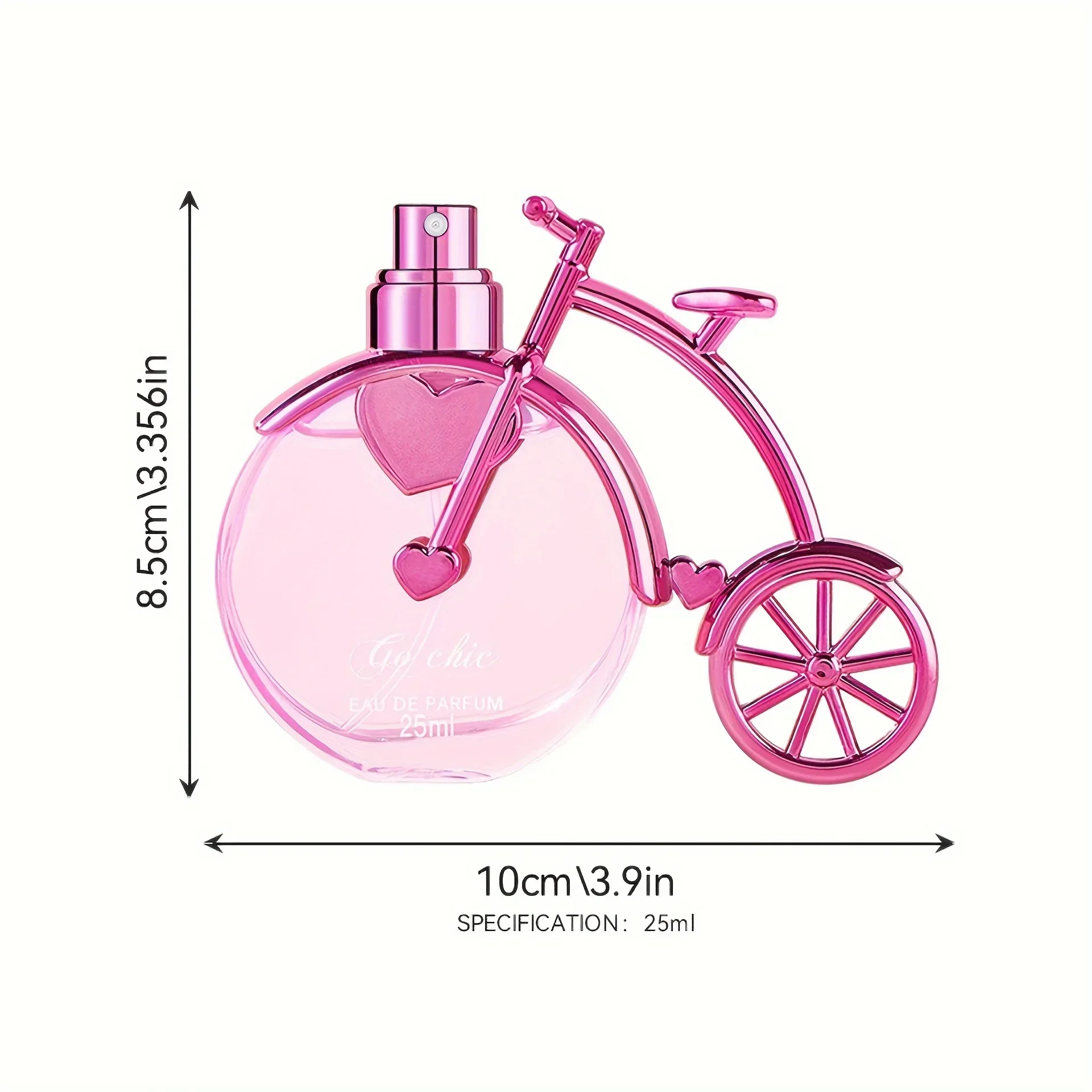 عطر نسائي عطري منعش شرقي مزين بالزهور أو دو تواليت مع صندوق هدايا تغليف هدايا العيد