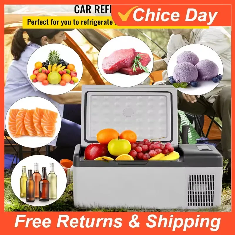 

12 Volt Car Refrigerator Portable Freezer 16QT/15L Truck RV Fridge APP Contro Amagi