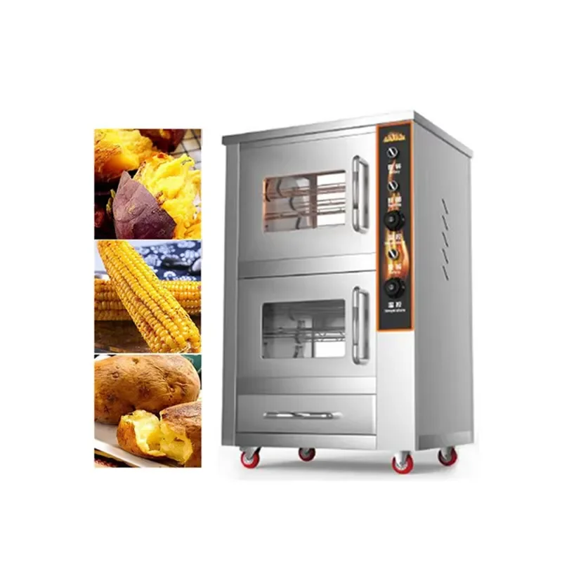for Maize Roasting Machine Sweet Potato Baking Oven Corn Roaster Electric Grain Popper Snack Maker for Home Commercial Use