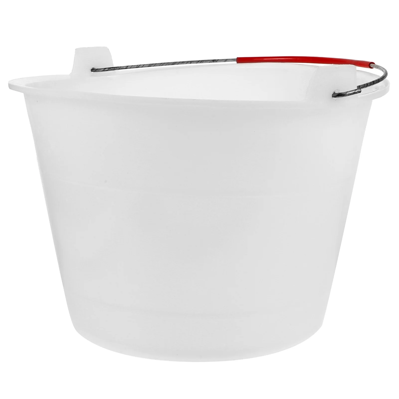 

Thickened Reinforced Plastic Concrete Cement Sand With Handle Portable Empty Bucket For Construction Site Durable Sturdy Storage
