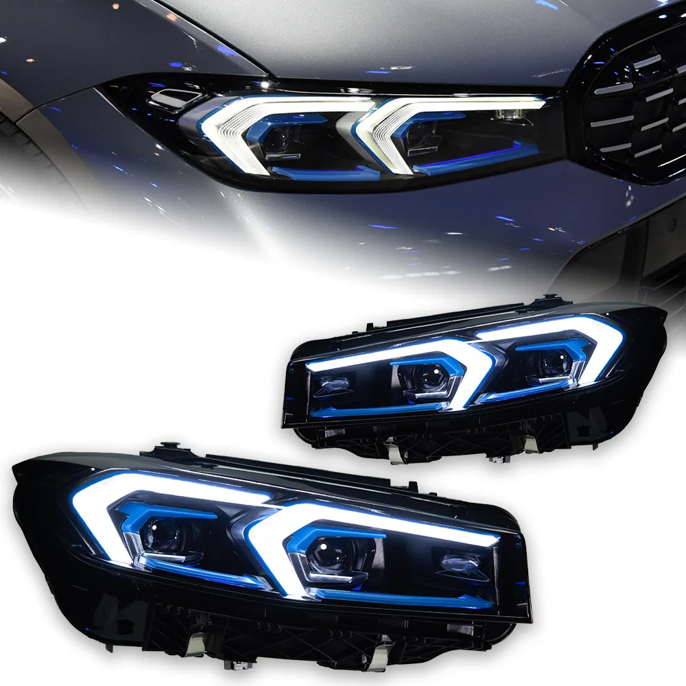 

CG Car Lights for BMW 3 Series G20 LED Headlight 2018-2024 M3 G28 G80 318d 320i 330i CLAR LED Head Lamp DRL Auto Accessories
