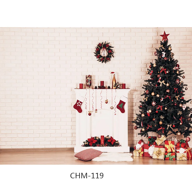 Shengyongbao Art Stof Kerst Indoor Thema Fotografie Achtergrond Kinderen Achtergronden Voor Fotostudio Props 21710 CHM-03