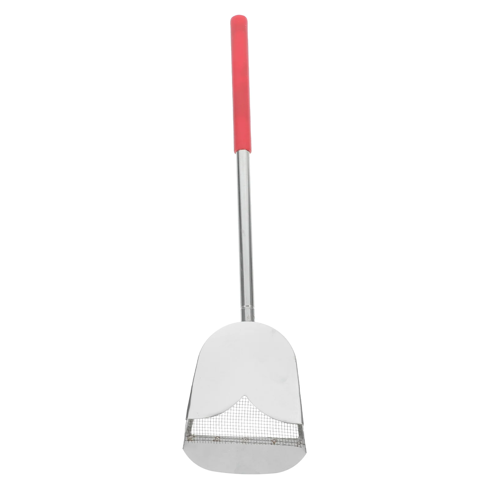 

Telescopic Manure Shovel Stainless Steel Poop Scooper Bird Cage Chicken Coop Litter Long Handle Portable Durable Metal