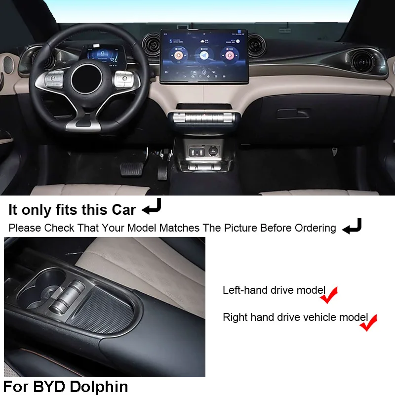 For BYD Dolphin 2021-2025 Car Wireless Charger Fast Cell Phone Charging Plate Adapter Interior Modification Accessories