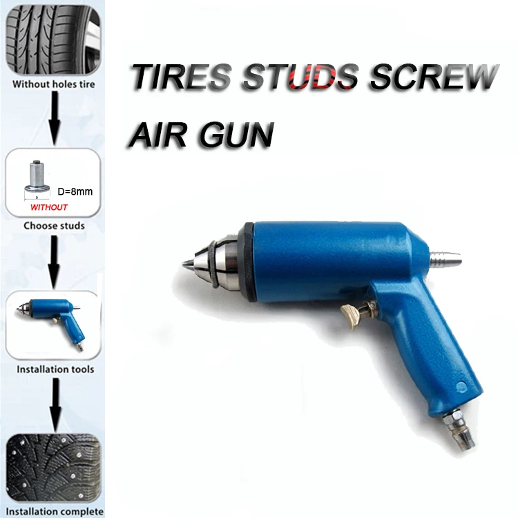 Car Repair Install Tool For 8 MM Bottom Diameter Stud Screw Anti-Slip Screw Stud Wheel Tyre Snow Tire Spikes