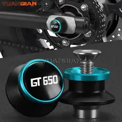For CF MOTO GT650 650GT 650 GT 2018 2019 2020 2021 2022 2023 2024 Motorcycle CNC Swingarm Sliders Spools Screws 10MM Accessories