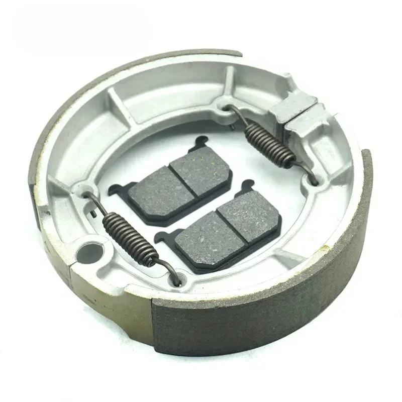 For Kawasaki KZ550 LTD Shaft Spectre 550 Sports A2-A4 M1 C1-C4 F1 F2 Motorcycle Front Brake Pads Rear Brake Shoe Kit Set