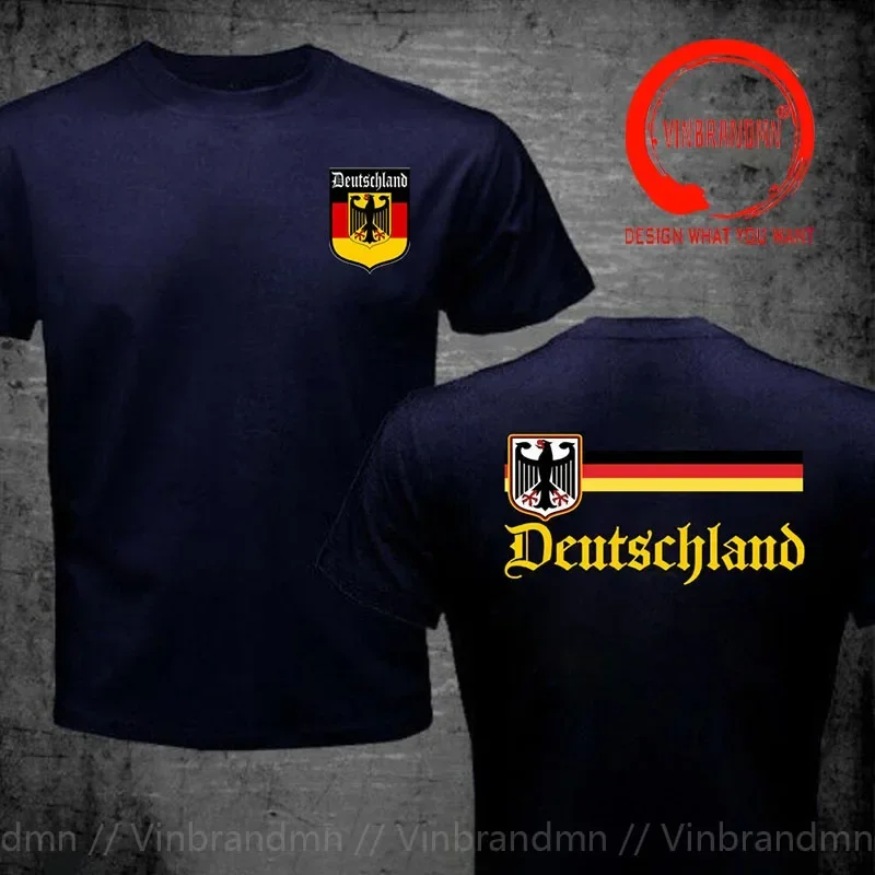 Deutschland GerMan Flag Crest GerMany Eagle T Shirt Mens New Fashion Man O-Neck T-Shirt Harajuku Tops Shirt Father Day Tee Shirt