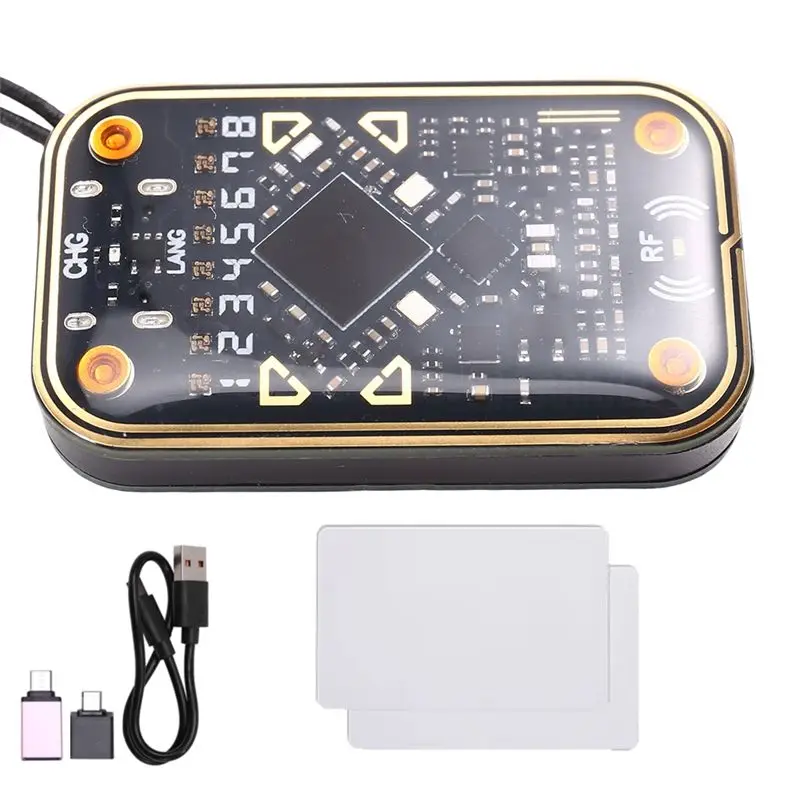[NEW A09R!】 Chameleon Ultra V2.0 RFID Smart Chip Reader Smart Card Emulator+2XCUID Card 125K 13.56Mhz Card Decode NFC Duplicator
