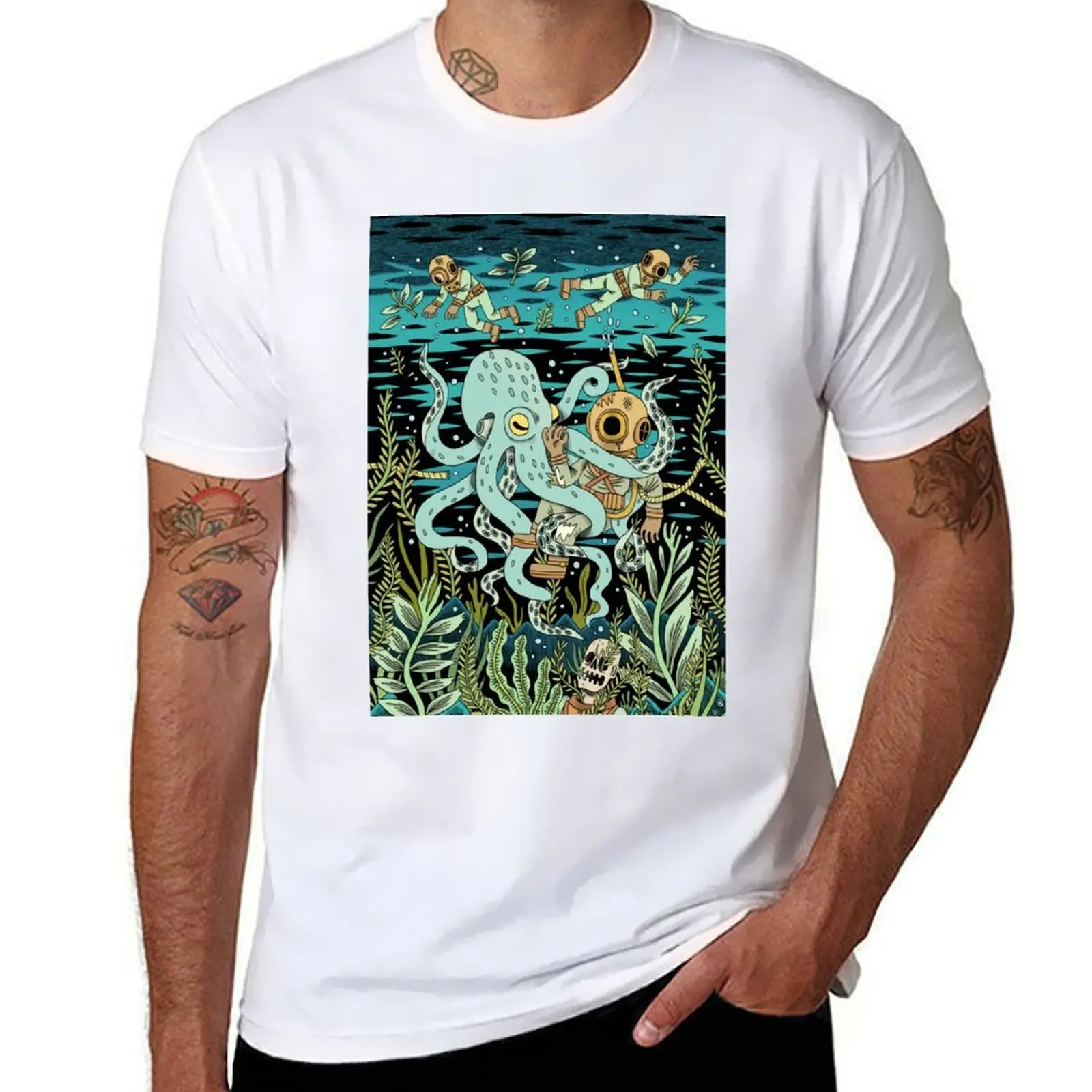 

Diver T-Shirt t shirts for man cotton soft t shirt man cotton T-Shirt