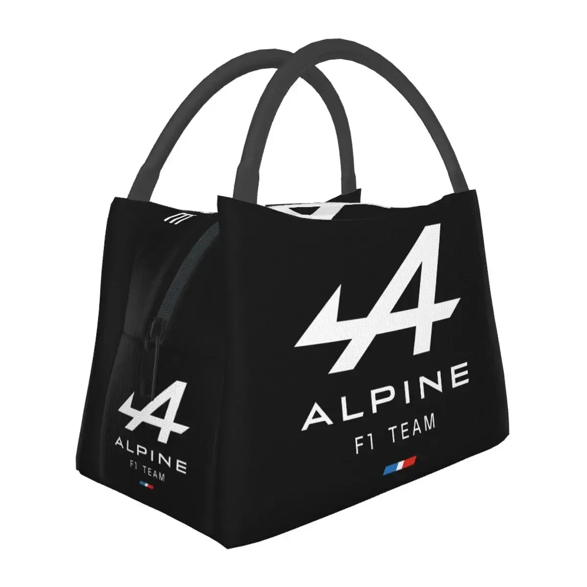 Alpine F1 Team Logo Men Lunch Bags Insulated Cooler Portable Picnic Travel Canvas Tote Food Bag