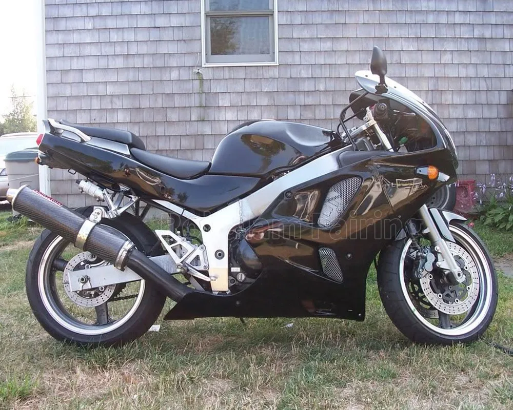 Cheap 94 95 96 97 ZX-6R Body Kit For Kawasaki Ninja ZX6R Fairing 1994 1995 1996 1997 ZX 6R Black Motorcycle Fairings