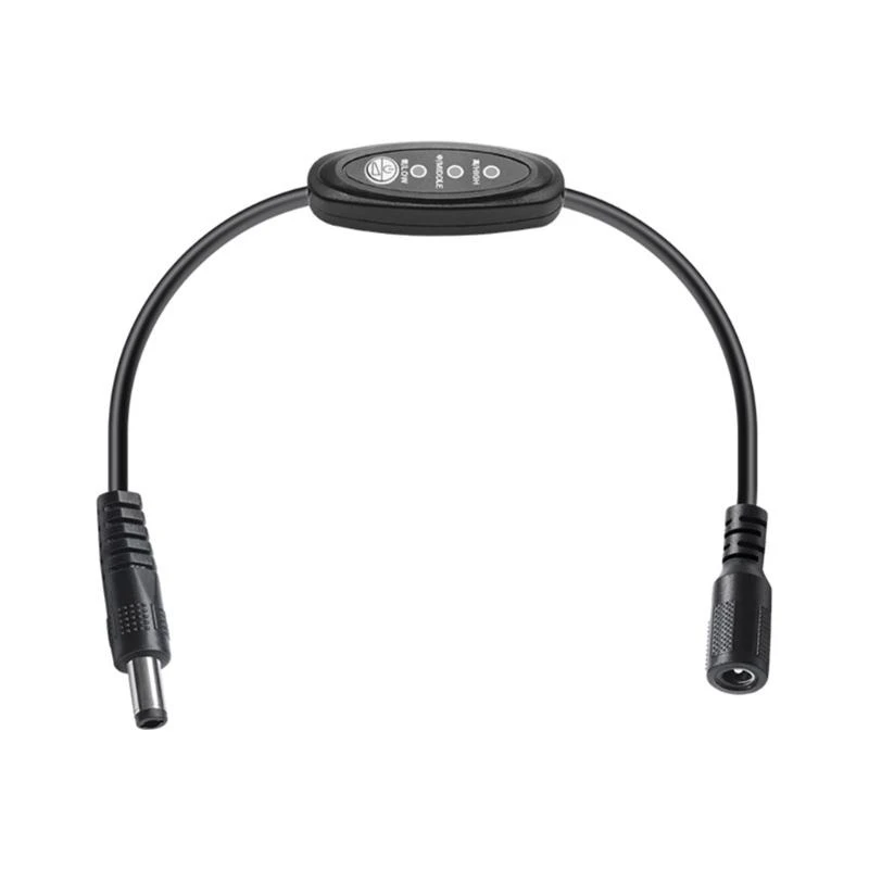 97QC Universally 5V 5.5x2.1mm 3ギア調整可能な電源アダプターモーターブロワーファンのブレイネススピードコントロール