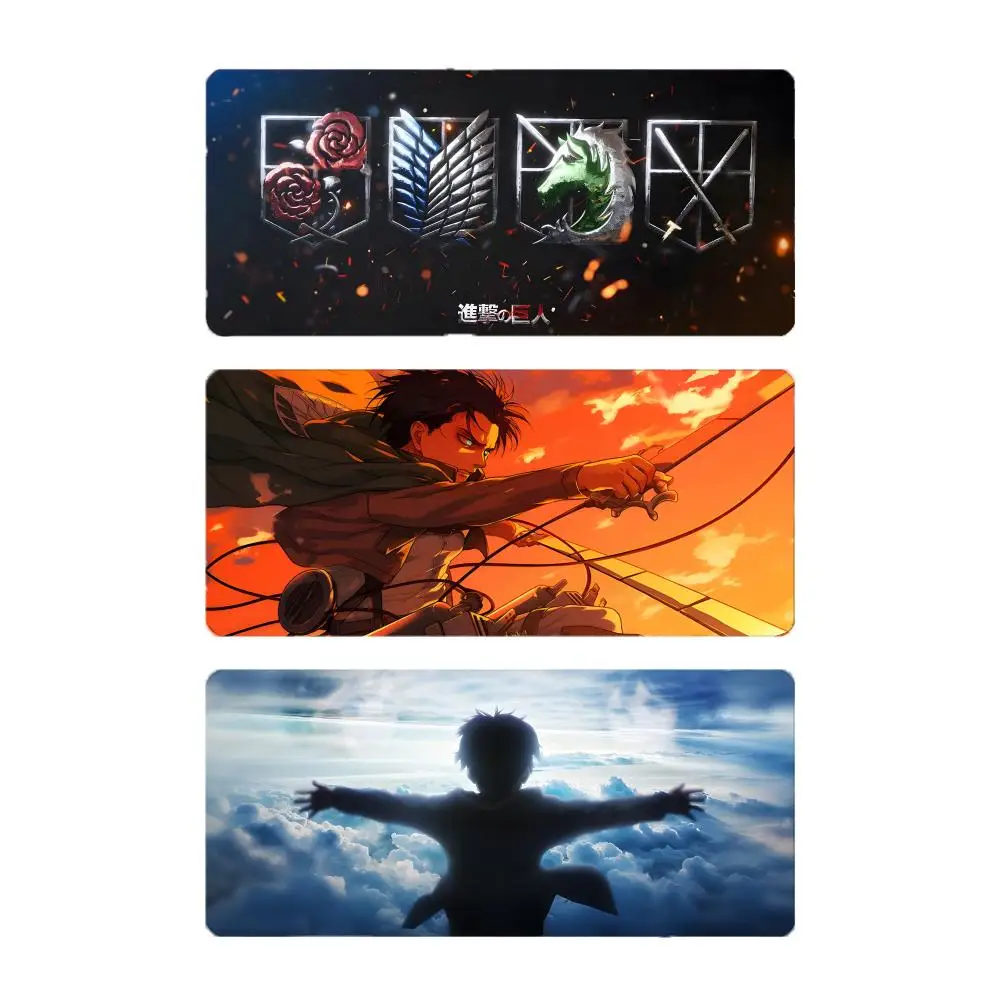 Anime Dark A-Attack on T-Titan Mouse Pad Large Gaming Mousepad with Stitched Edges Thickened Desk Mat PC