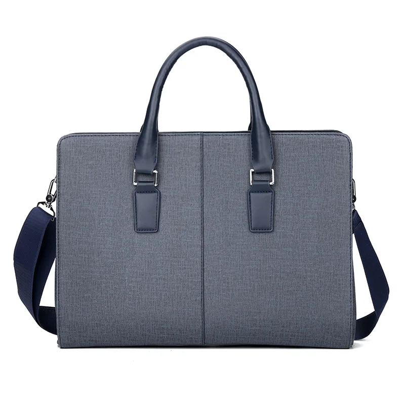New men's bag, business briefcase, fashionable men's one shoulder diagonal cross casual computer bag