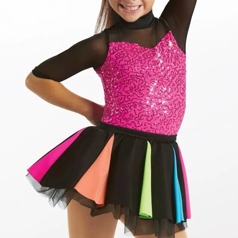 

New dance costume professional jazz dance dress performance dress Lodysuit Latin dress