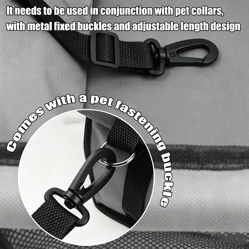 1PC Dog Car Seat Cover Foldabl - Swing Seat Belt recension och pris