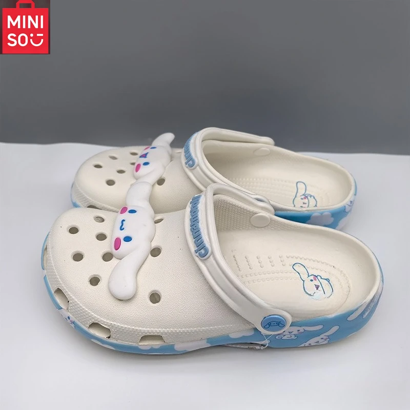 รองเท้าแตะเด็ก ลายการ์ตูน เมโลดี้ ซินนามอโรล เฮลโล คิตตี้ น่ารัก ใส่ในบ้าน พื้นหนา กันลื่น สำหรับใส่ในบ้าน