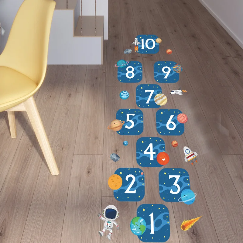 Hopscotch-子供向けの自己粘着性フロアステッカー,屋内および屋外のスポーツ玩具,senseトレーニング,親子間の相互作用ギフト