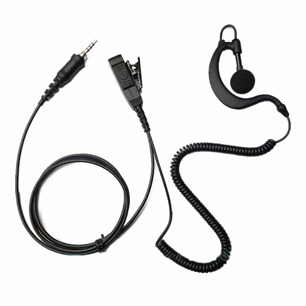 

G Shape Earpiece Headset Earphones Headphone PTT Curve Cable For Yaesu Vertex Standard HX290 HX400IS EVX-S24 FT-270R VX-6R Radio