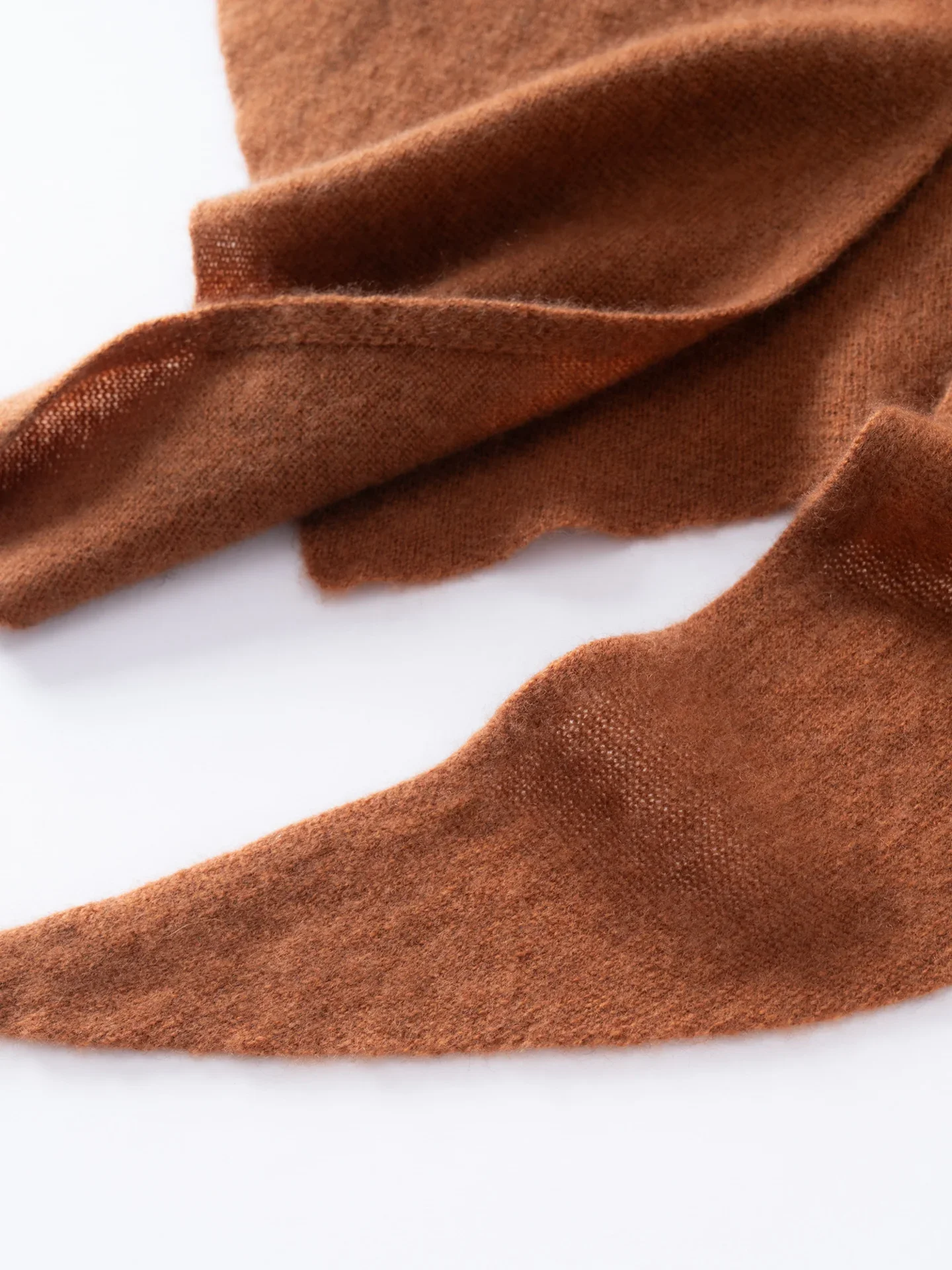 High Quality Women Wool Cashmere Blend Triangular Shawl Soft Warm Large Knit Shoulder Wrap Tapered Large Scarf Wool Cape Casual