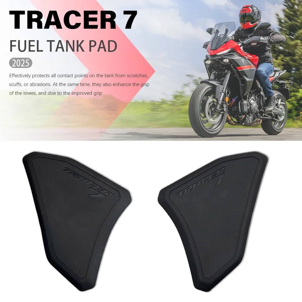 

For Yamaha TRACER7 Tracer 7/7GT tracer7gt 2025- Motorcycle Side Fuel Tank pad Tank Pads Protector Stickers Knee Grip Pad