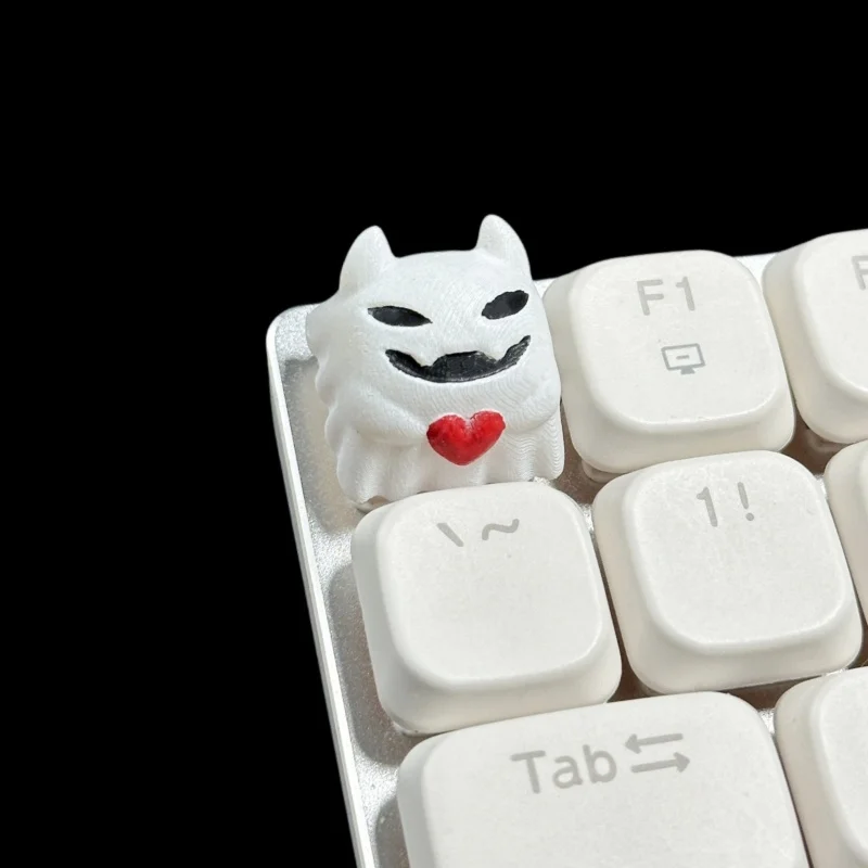 Halloween Single Keycaps 3d Three-Dimensional Resin Material Cross Axis Mechanical Keyboard Keycaps Personality Comic Pumpkin