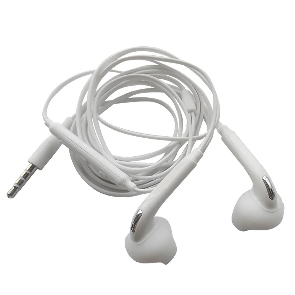 Écouteurs de sport mains libres avec microphone intégré, écouteurs de musique Jack, Samsung Galaxy Dock, S7, S8, 3.5mm, 50 pièces