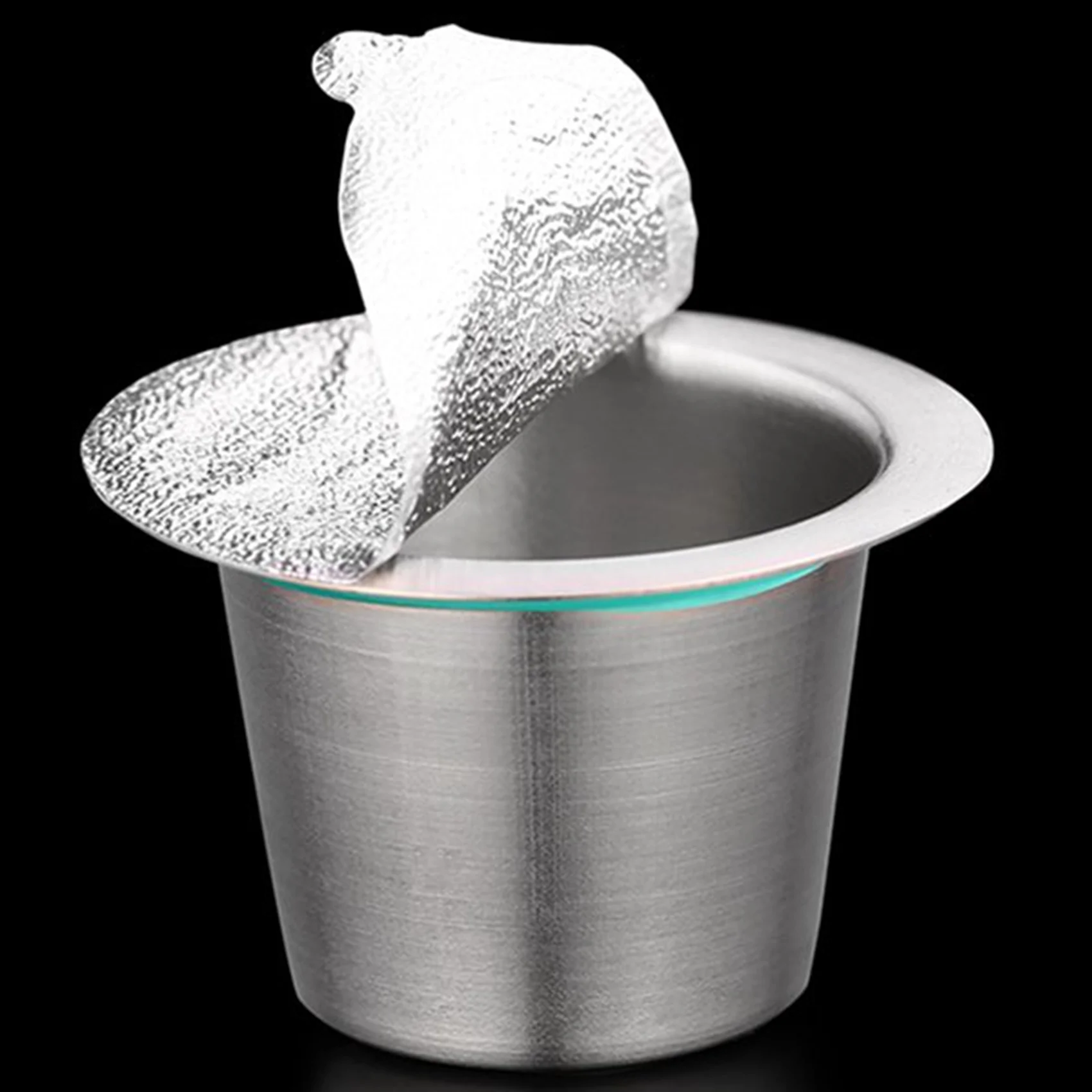 

Розничная продажа, 2 шт., многоразовые капсулы из нержавеющей стали для Nespresso с пресс-кофемолкой, кофейная капсула из нержавеющей стали для Nespresso