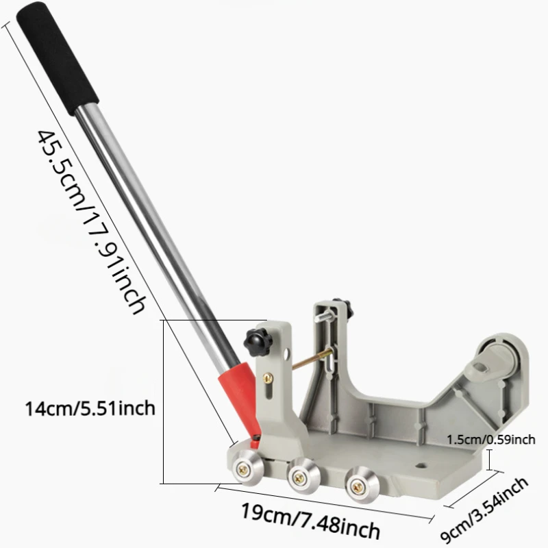 Imagem -06 - Angle Grinder Bracket para Telha Cerâmica Telha de Assoalho Corte Gancho Entalhado Gap Bracket Beautiful Seam Construction Tool