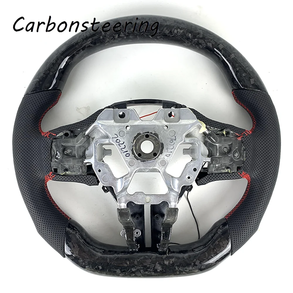 Cars accessories for Infiniti Q60 2017-2022 QX50 2017-2022 QX55 2018-2022 q50 Customized LED forged carbon fiber steering wheel