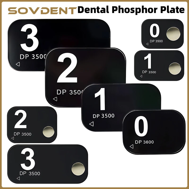 1pc Dental X-Ray Phosphor Plates Digital X Ray Sensor Image Board Magnetic No Magnetic Reuses Dentistry Imaging Tools