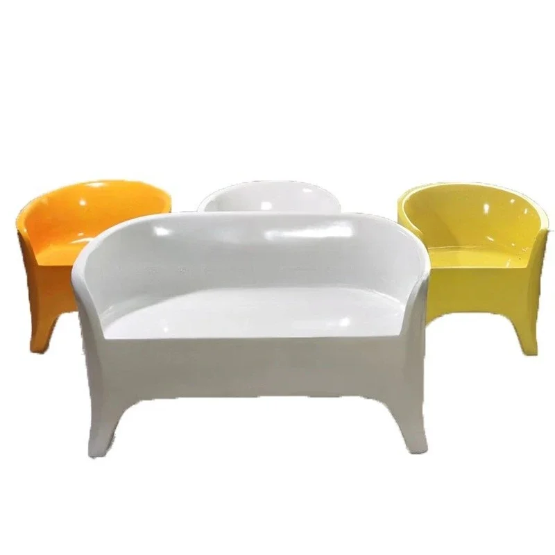 

Fiberglass seats, shopping mall leisure chairs, public rest sofa chairs