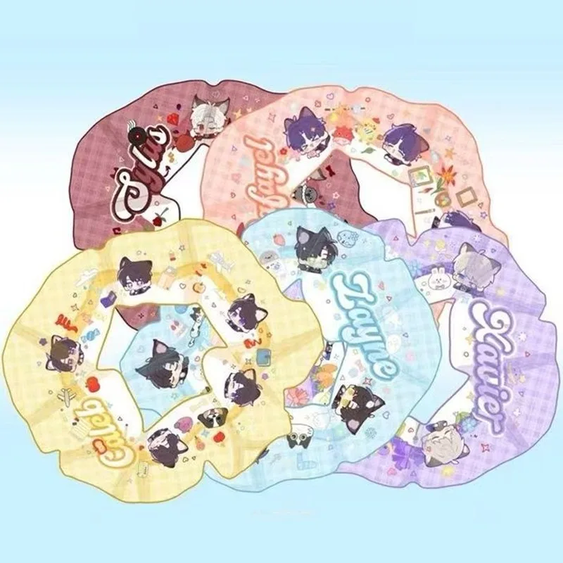 2025 Game Love and Deepspace Large Scrunchies Rubber Bands Hair Ties Gum Elastics Xavier Zayne Rafayel ralayo Sylus Caleb Gift