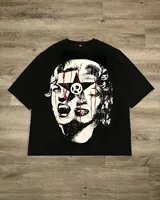 New SADE Y2K Vintage Harajuku Streetwear Oversized T-Shirt Goth Casual Loose Hip Hop Top Men's Women's T-Shirt