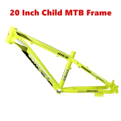 20 Inch Aluminum Alloy Mountain Bike Frame Variable Speed Disc Brake For Children MTB Bicycle With Seatpost Clip And Tail Hook