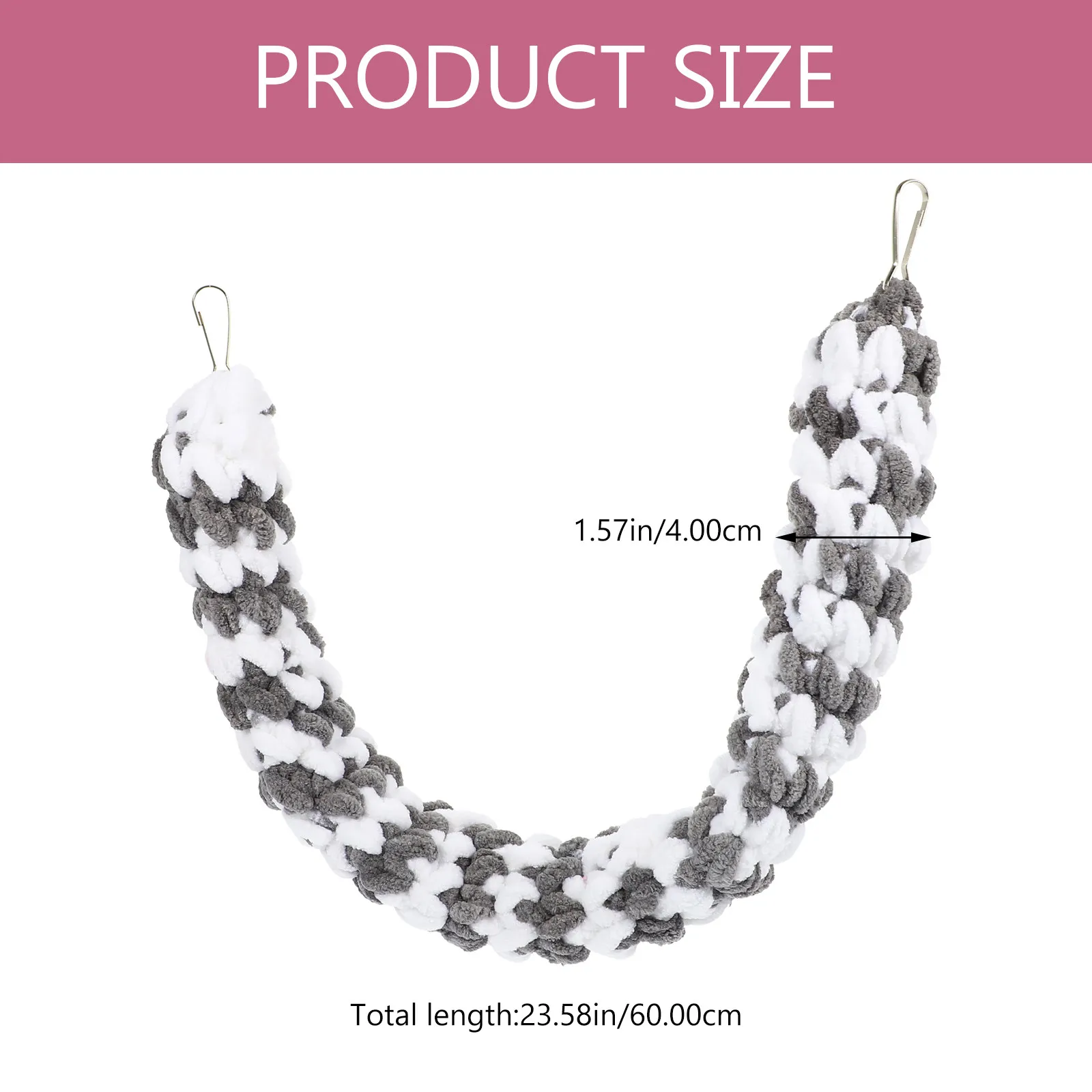 Bite-Resistant Climbing Rope Safe Hamster Climbing Rope Cage Rat Accessories Hanging Guinea Pig Supplies Hamster