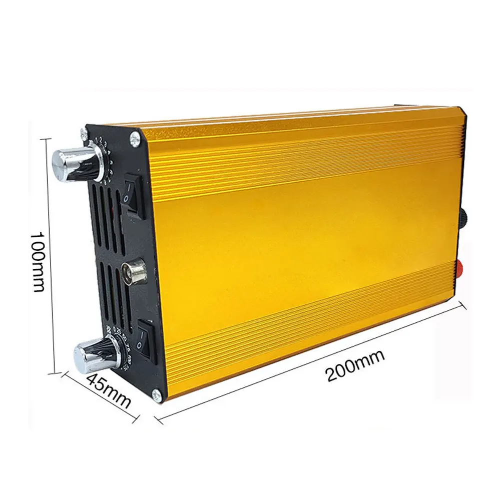 High Power Dual Converter Inverter Kit 12V 35A With 8 Transistors For Dry Cell Lithium Battery Power Regulation Module
