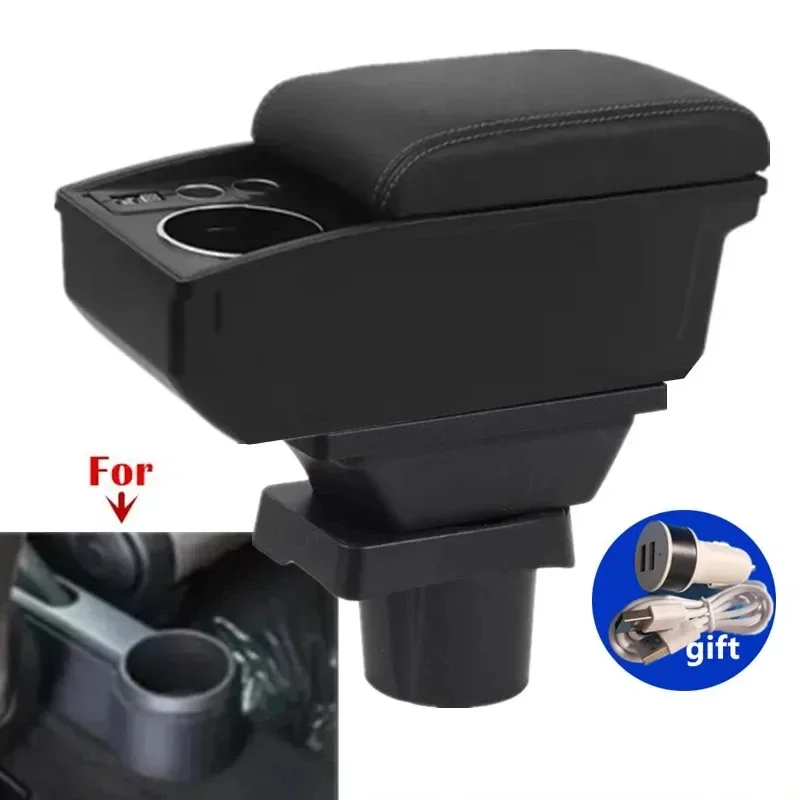 

For Volkswagen UP Armrest Box Console Storage Box Cup Holder Car Accessories