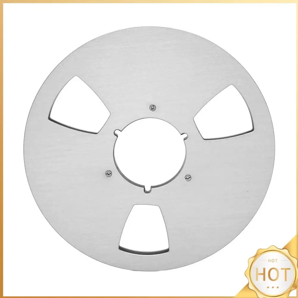 1/4 10.5 นิ้วการบันทึก Takeup Reel อลูมิเนียม 3 หลุมสําหรับ Reel TO Reel เทป Recorder เปลี่ยนเปิดเครื่อง Part
