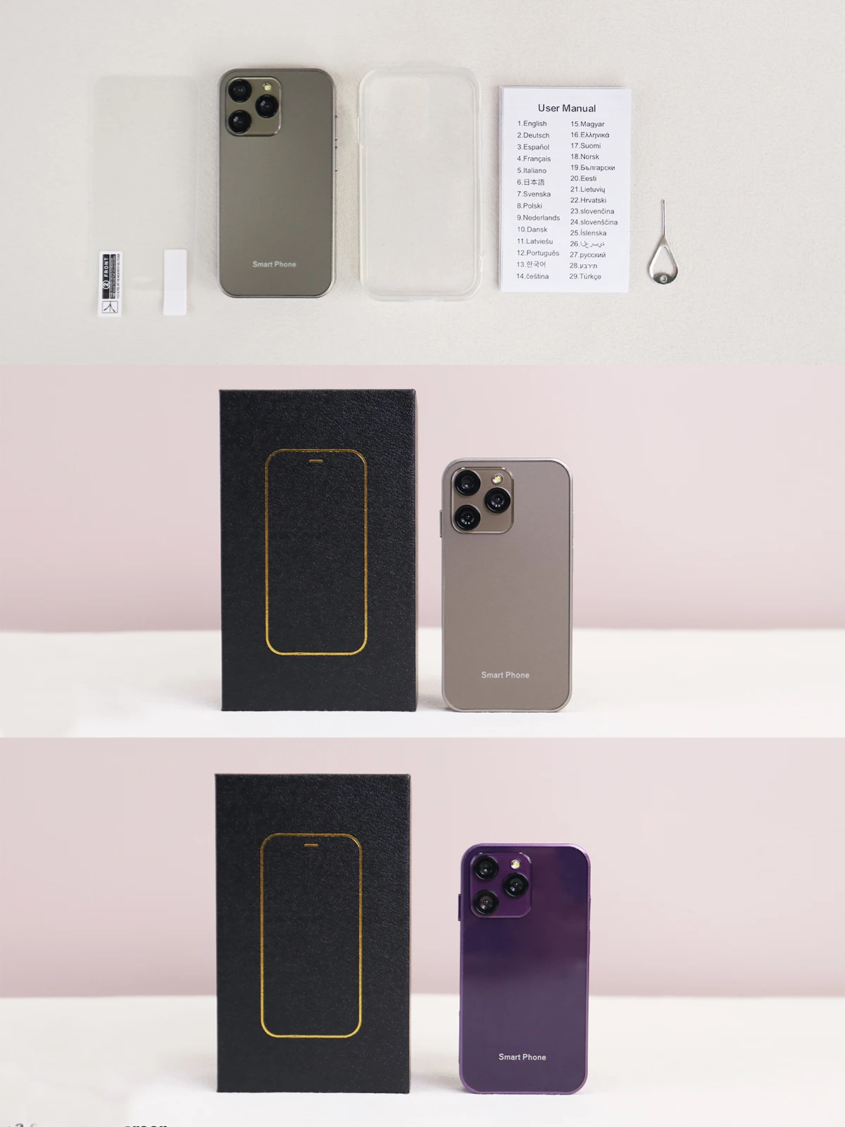 SERVO 15SE Super Mini Smartphone3G WCDMA Dual SIM Android System 2GB+16GB Play Store Wifi 3.0" Small Pocket Cheap Smart Phones