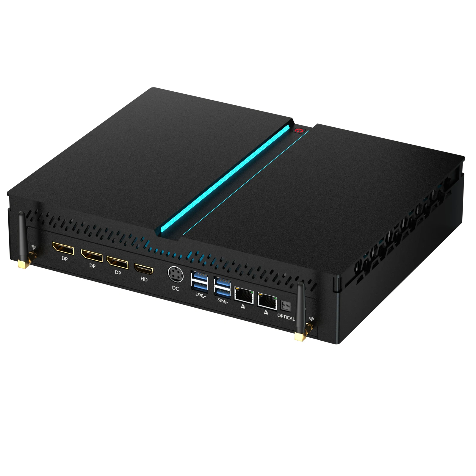 2025 Latest Model Intel Core I9 13900F RTX4070 12G Unique Display 2HD+2DP 8USB DDR5 Top Performance Gaming Mini Computer