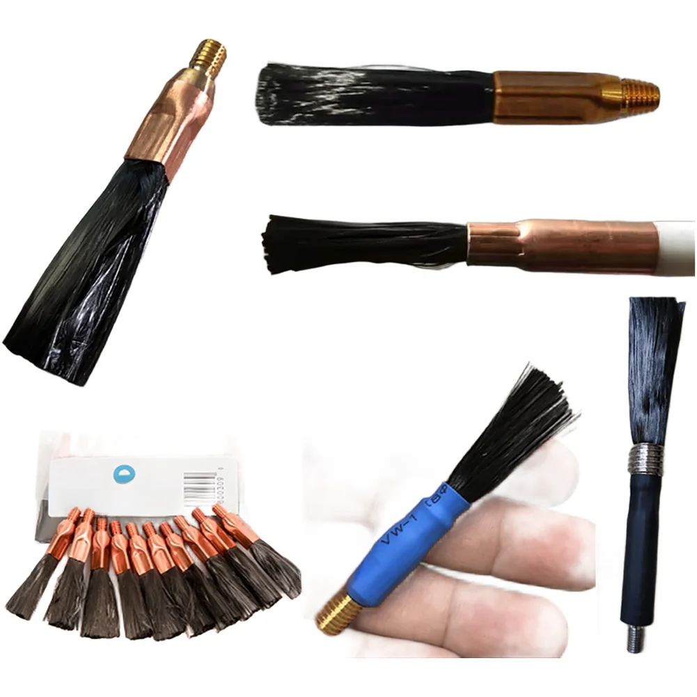 Welding Cleaning Machine Brush Head M8 M6 Stainless Steel Long-lasting Effective For Steel Welds Fast Efficient Cleaning