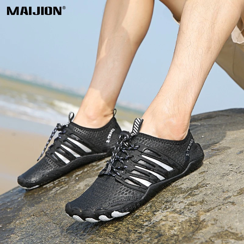 

Men Women Outdoor Wading Shoes Breathable Beach Swimming Aqua Shoes Quick-Dry Water Sports Shoes for Surfing Diving Non-slip