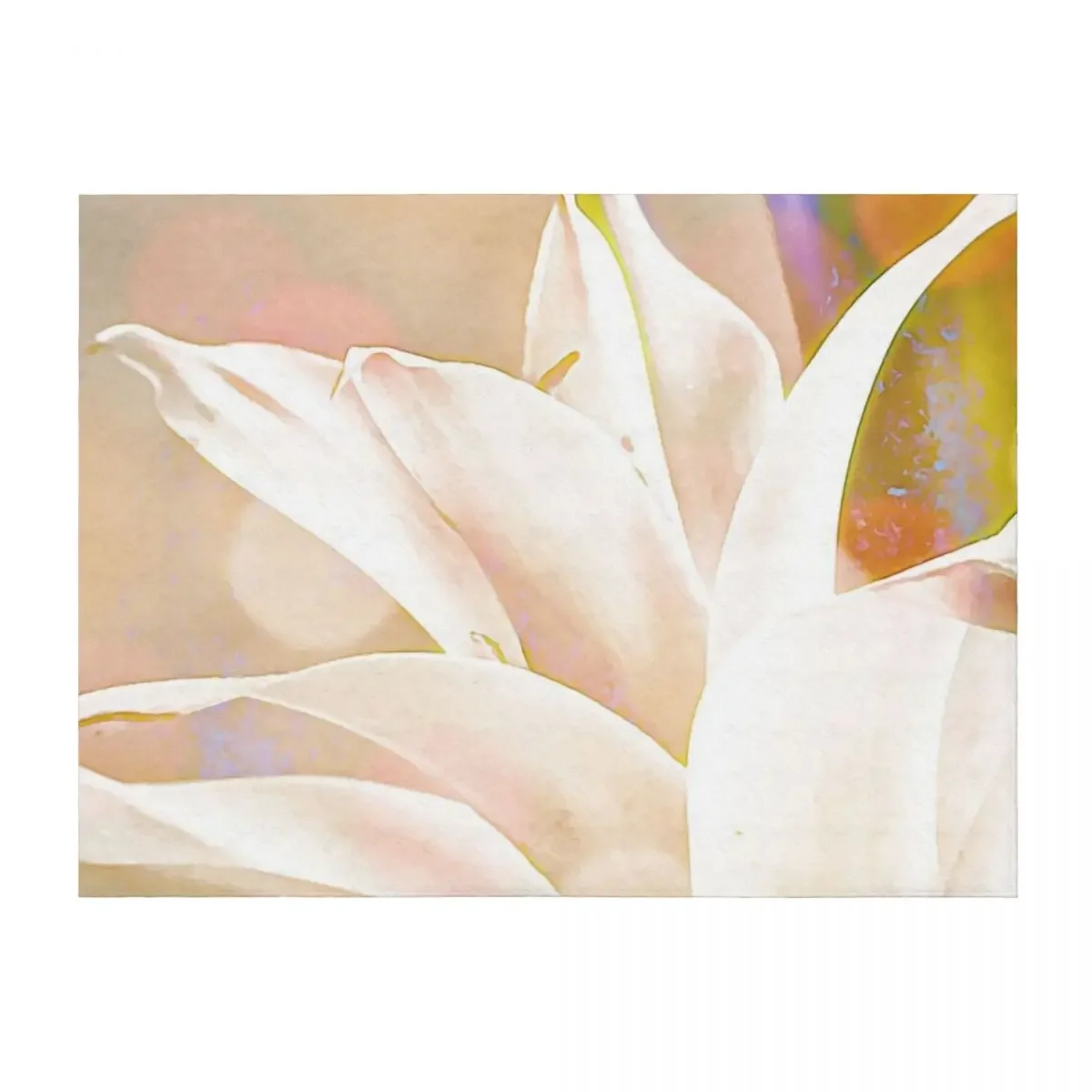 

Plant Art Soft Earth Tones Throw Blanket Fashion Sofas Polar Cute Plaid Moving Blankets