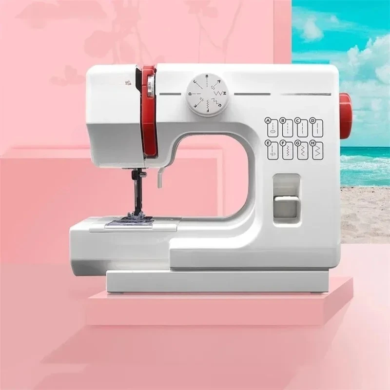 Multifunctional Mini Small Electric Sewing Machine Desktop Foot Pedal Overlock Sewing Machine with Multiple Stitch Patterns