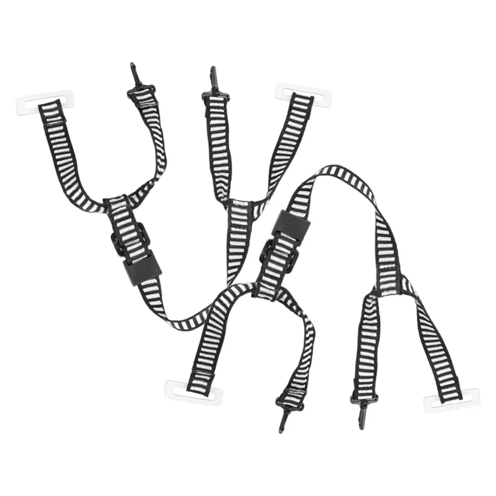 

Комплект из 2 шт. регулируемых дышащих ремней для крепления к каске (Y-образные, четырехточечные) для надежной фиксации