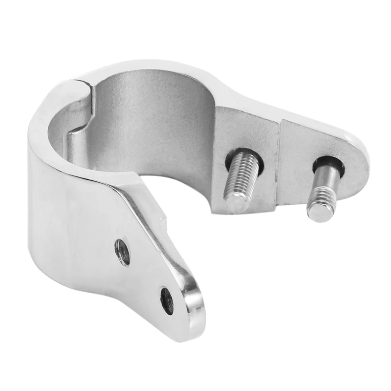 2X 25Mm Fitting Boat Bimini Top Hinged Jaw Slide Marine Hardware 316 Stainless Steel With 2 Screws Easy Install