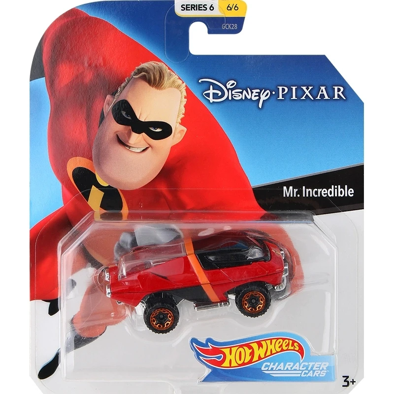 Hot Wheels Disney Marvel Street Fighter personaje clásico tema coche modelo de juguete para niños GCK28 juego sin radiocontrolado